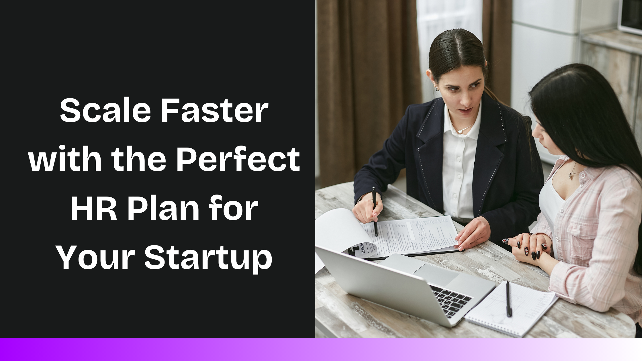 HR plan for a startup company